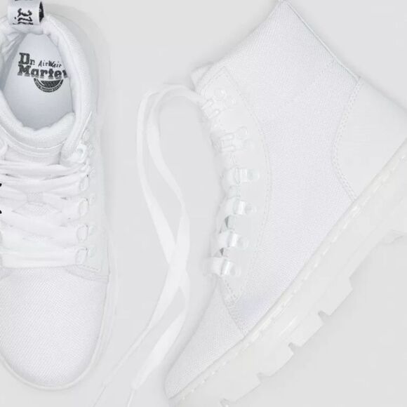 Dr. Martens Combs Poly Casual Boot- White - Picture 9 of 15